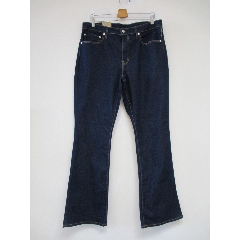Levis 725 Bootcut Jeans Womens 33x32 Dark Indigo High Rise Stretch Denim